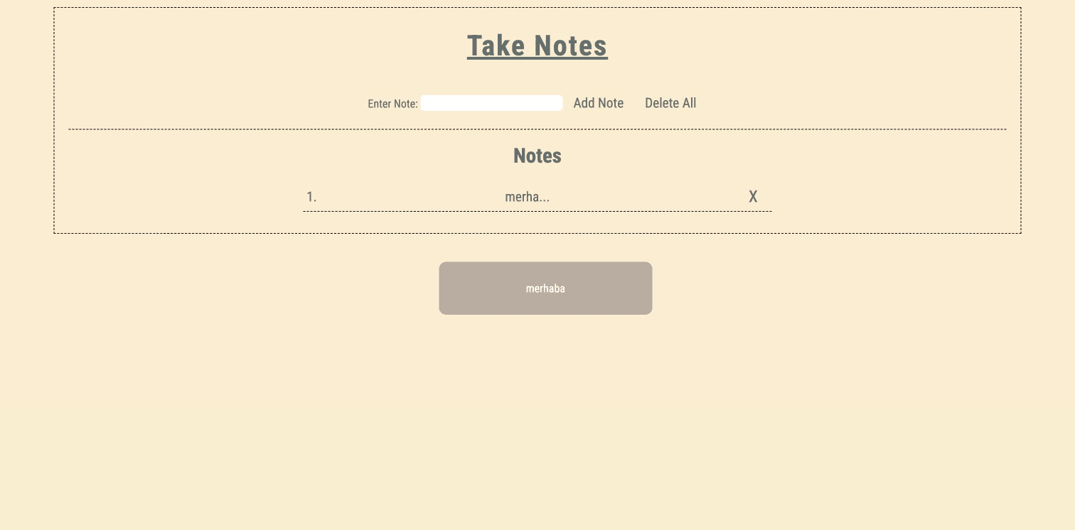 Take Notes App