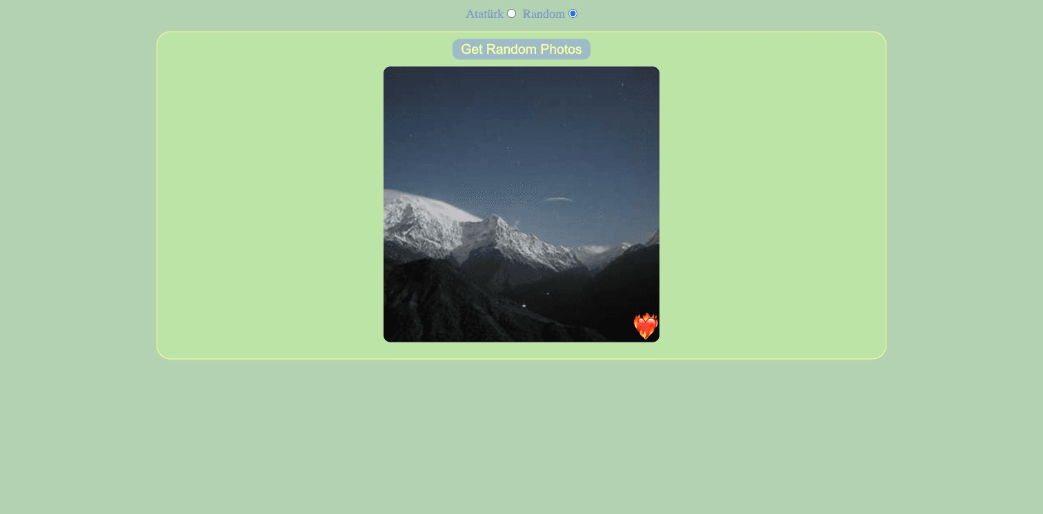 Random Photos App