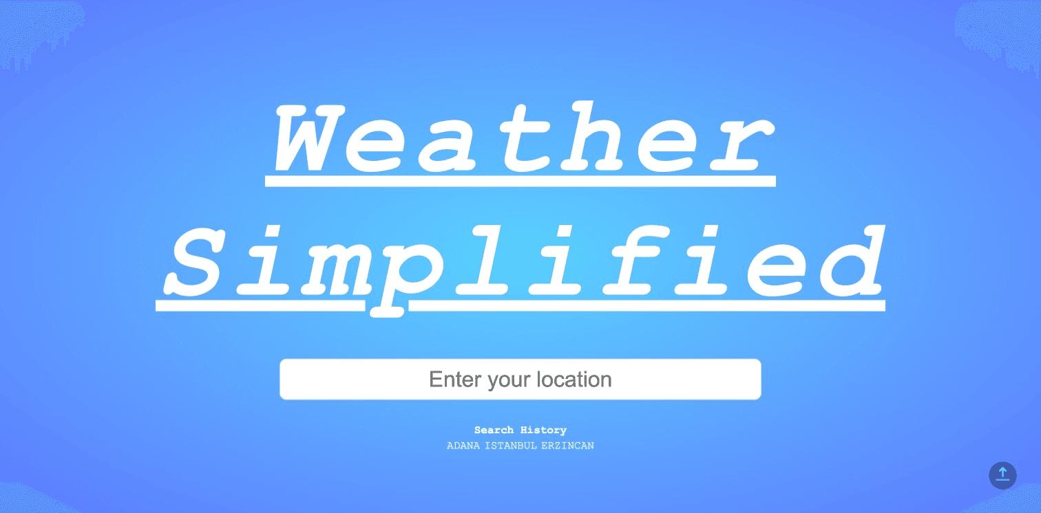 Weather Simplified